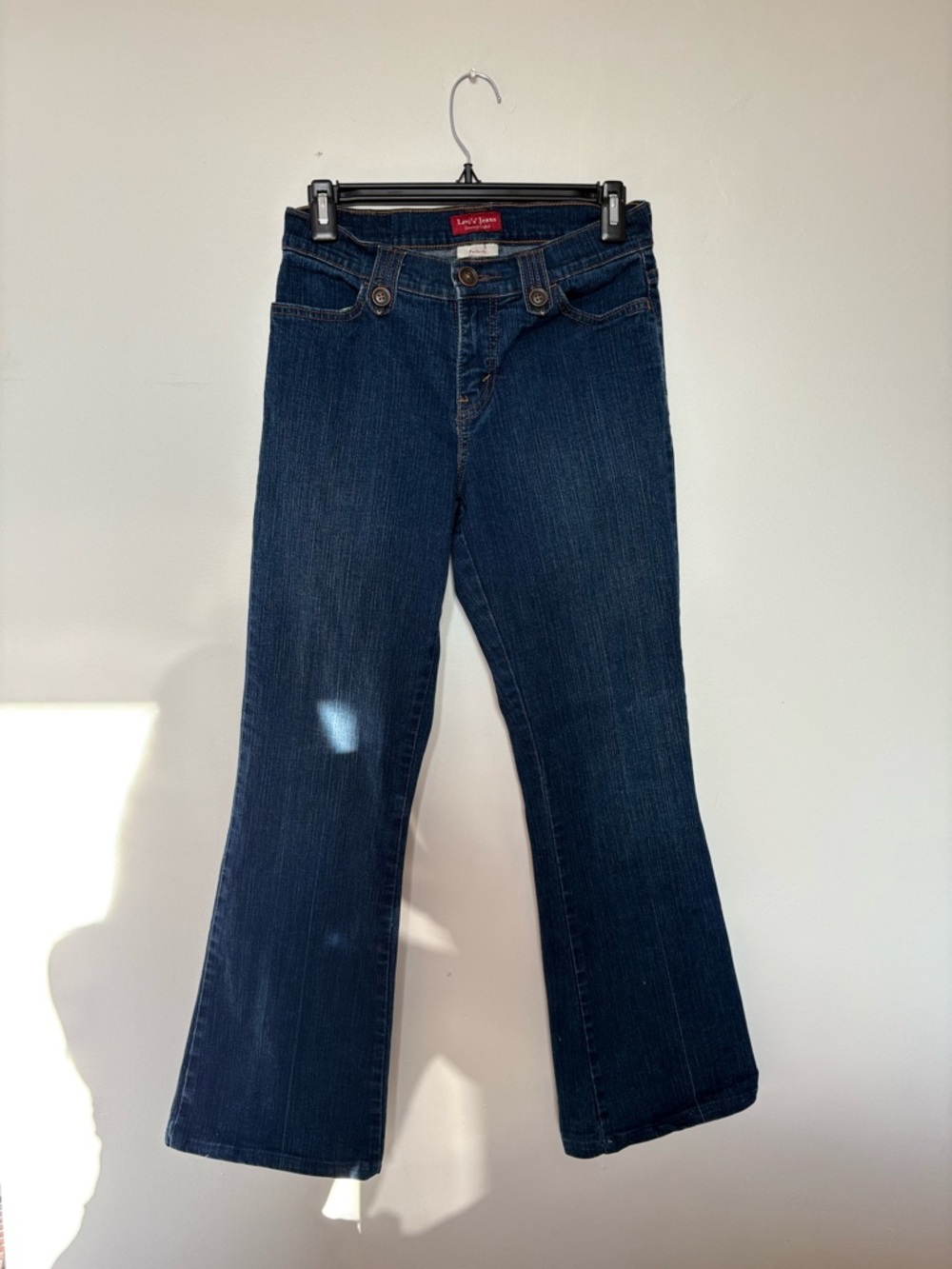Vintage Levis Perfectly Slimming Midrise Flare Jeans